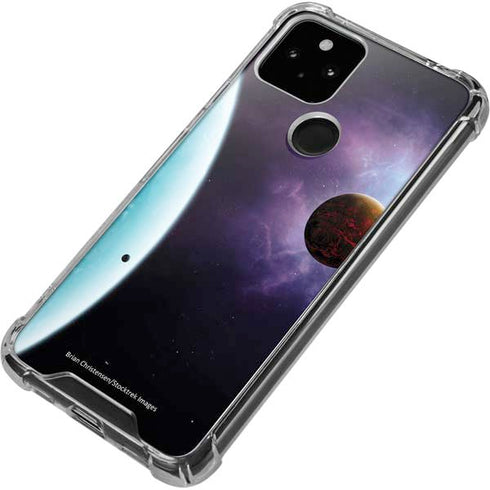StockTrek Two Planets Born from the Same Star Google Pixel 5 Clear Case